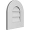 Ekena Millwork Round Top Surface Mount PVC Gable Vent: Non-Functional, w/ 3-1/2"W x 1"P Standard Frame, 14"W x 16"H GVPRT14X1601SN - alternate 5